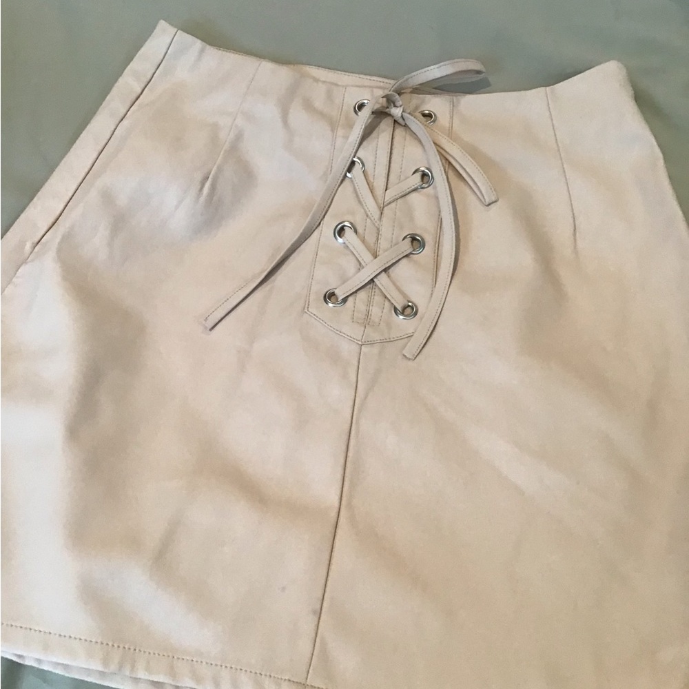Pleather skirt